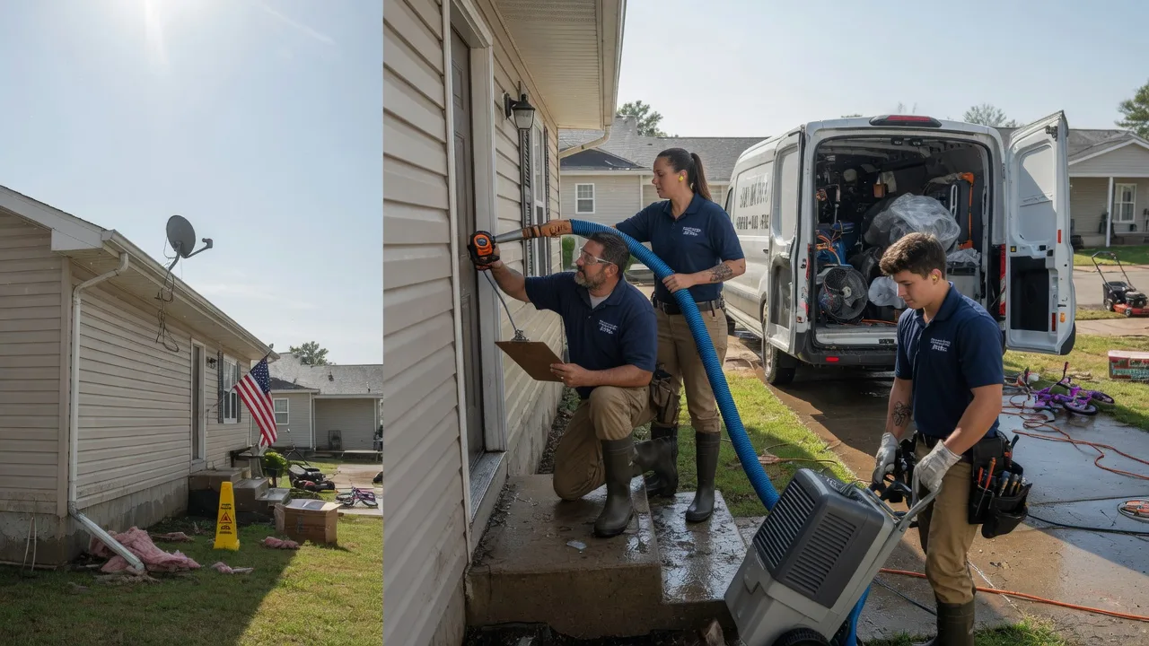 Ceiling Water Damage Restoration in Sigel, IL near me